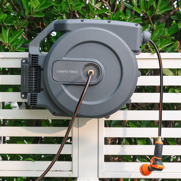 Retractable Garden Hose Reel-1/2in-155ft