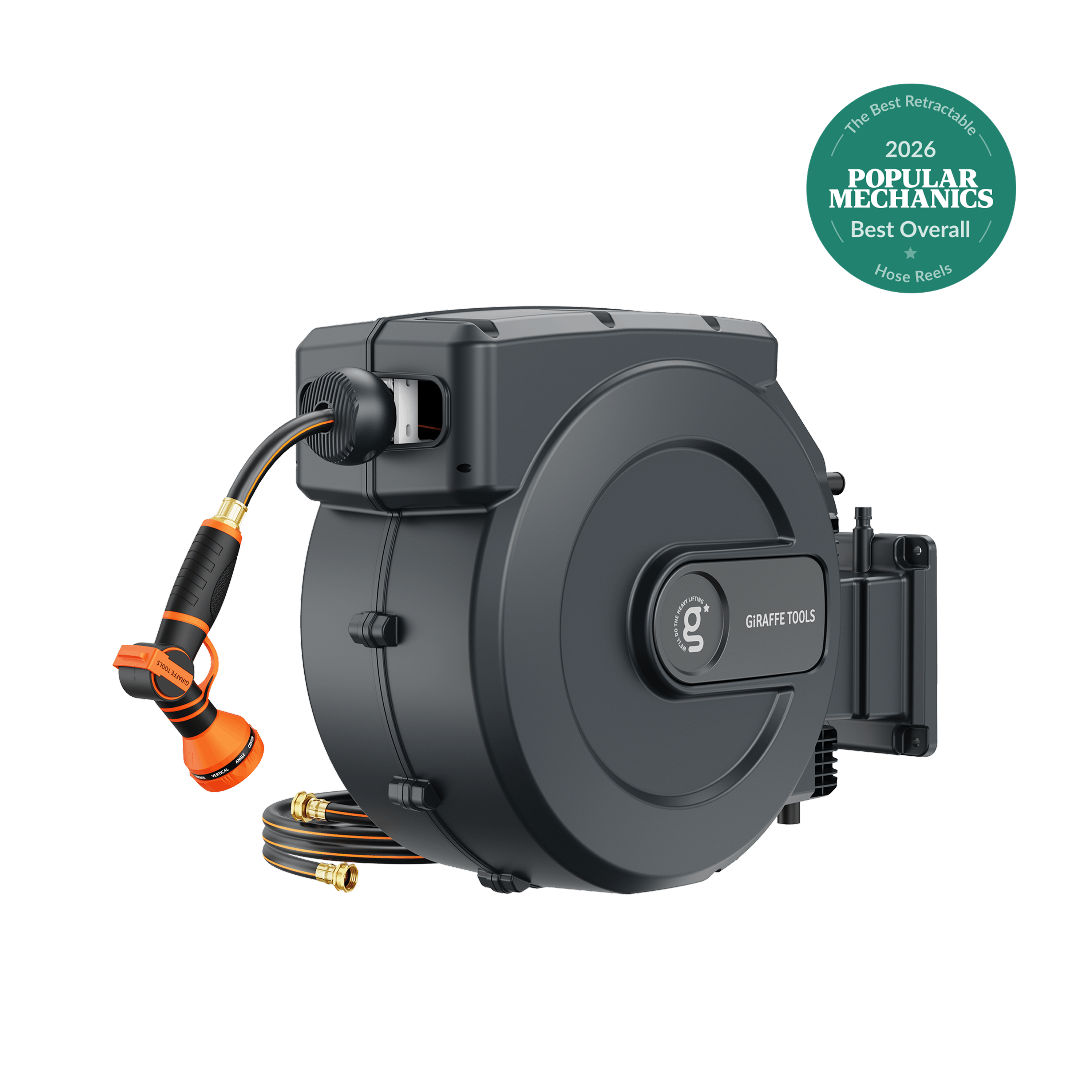 Retractable Garden Hose Reel-5/8 in-115ft