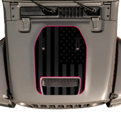 Hood Graphic for Gladiator MOJAVE | Black Flag