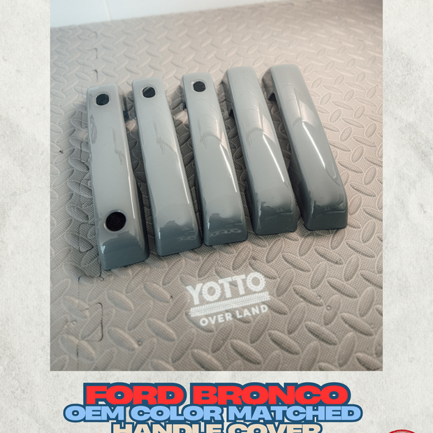 Ford Bronco Painted Handle Covers With Smart Entry