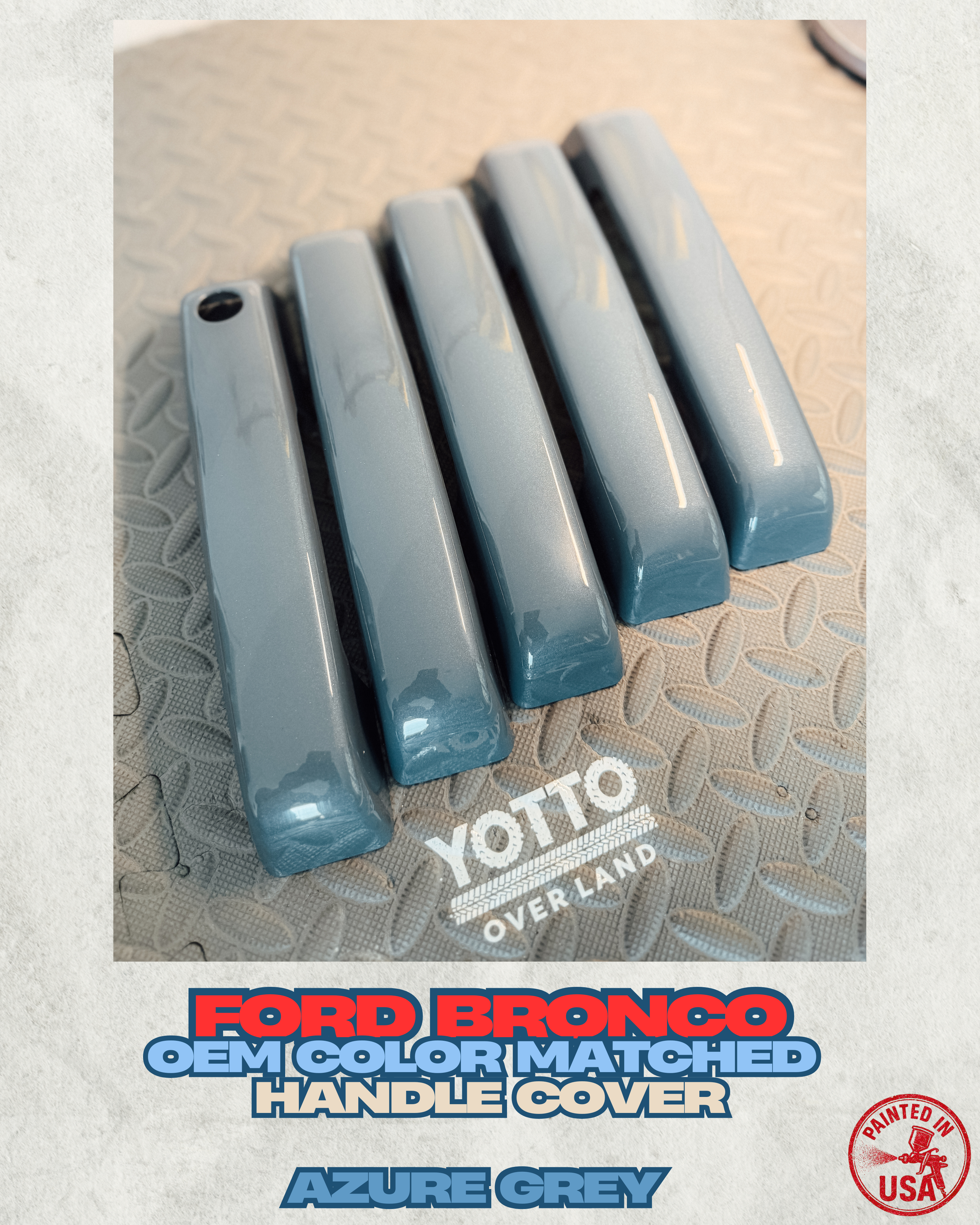 Ford Bronco Paint-Matched Handle Covers With Smart Entry *Seamless Fitment