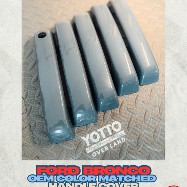 Ford Bronco Painted Handle Covers With Smart Entry