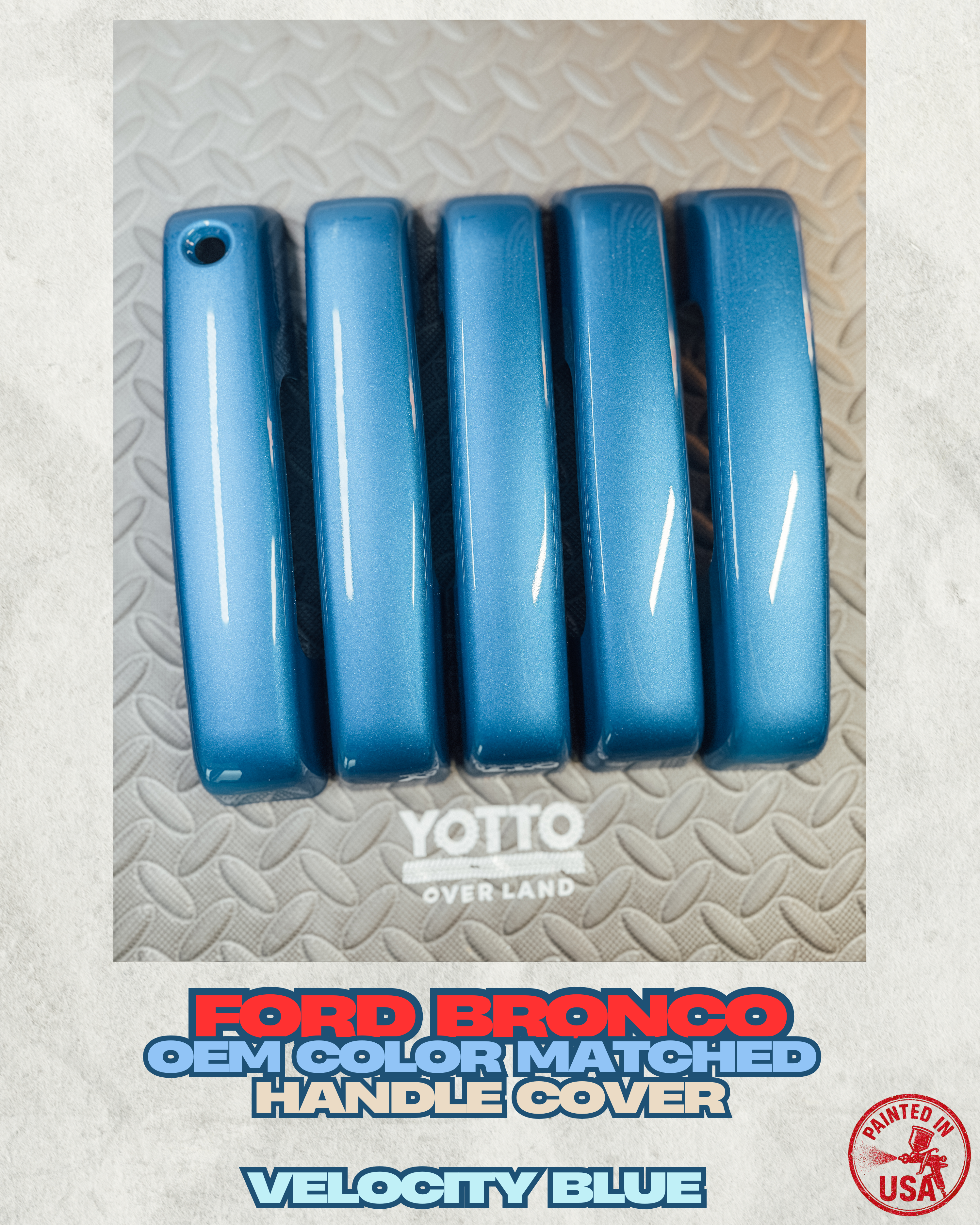 Ford Bronco Paint-Matched Handle Covers With Smart Entry *Seamless Fitment