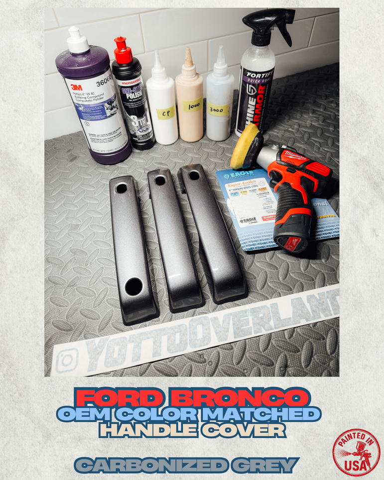 Ford Bronco Paint-Matched Handle Covers With Smart Entry *Seamless Fitment