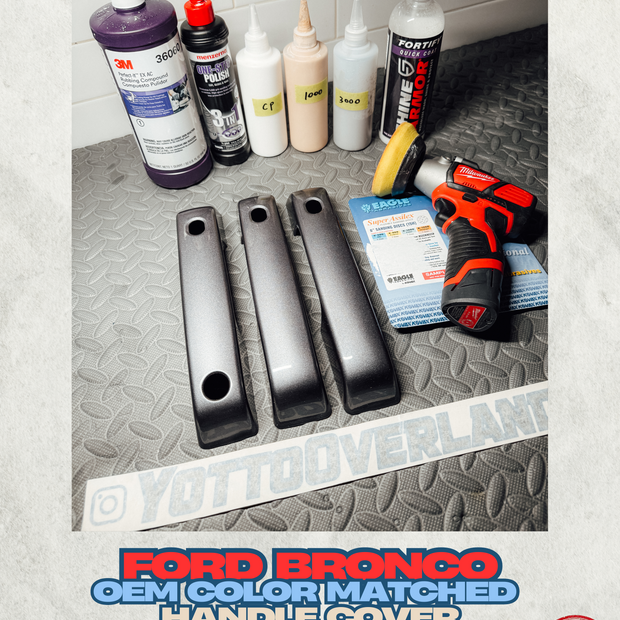 Ford Bronco Painted Handle Covers With Smart Entry