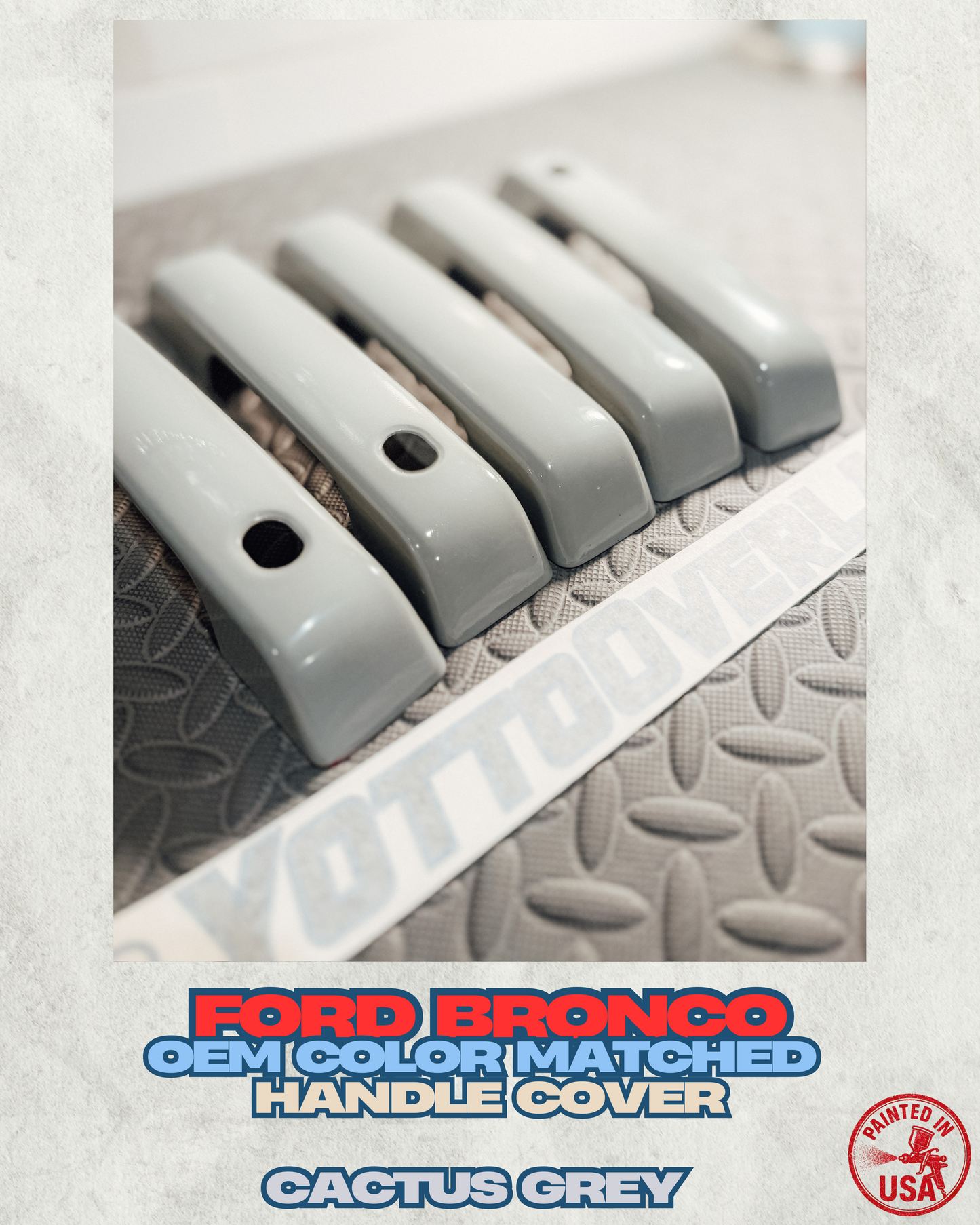 Ford Bronco OEM Color-Matched Door Handle Cover *Secure Fit