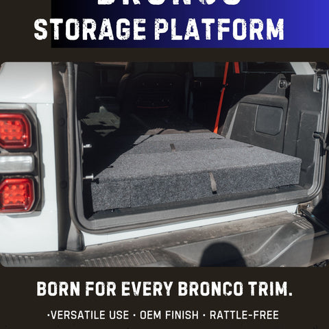 Ultralight Alu Cargo Storage Platform for Ford Bronco 21+ All Models