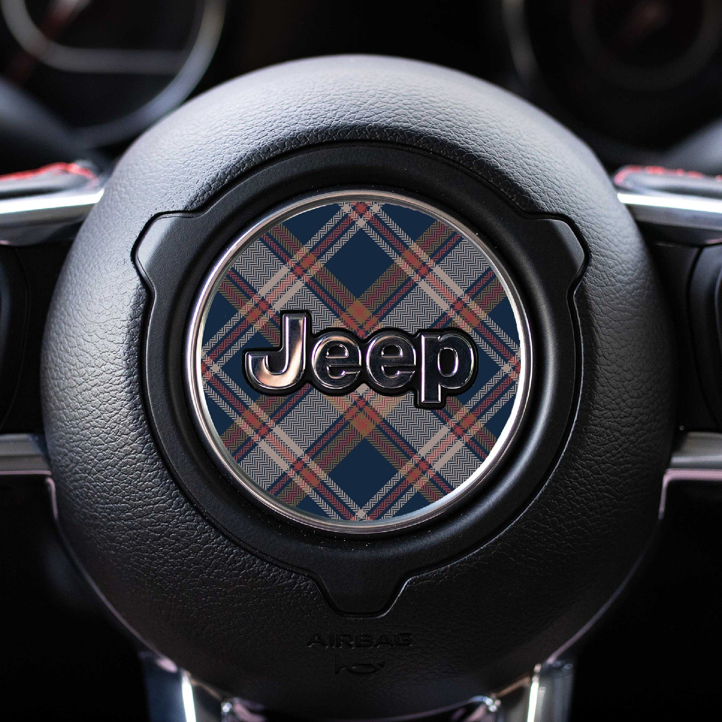 Winter Collection // Steering Wheel Decal for Jeep // Limited Edition Seasonal Prints