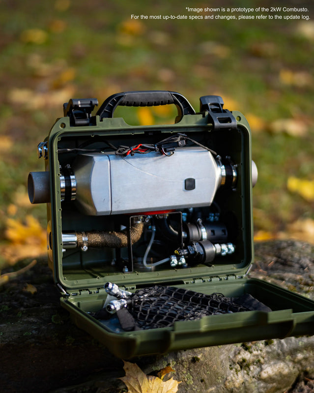 Combusto 2/5kW – The Overlander’s All-in-One Diesel Heater