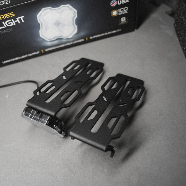 Diode Dynamics Rock Light Roof Rack Mounting Bracket – 60° Tilt & Pan Adjustable *Rebate