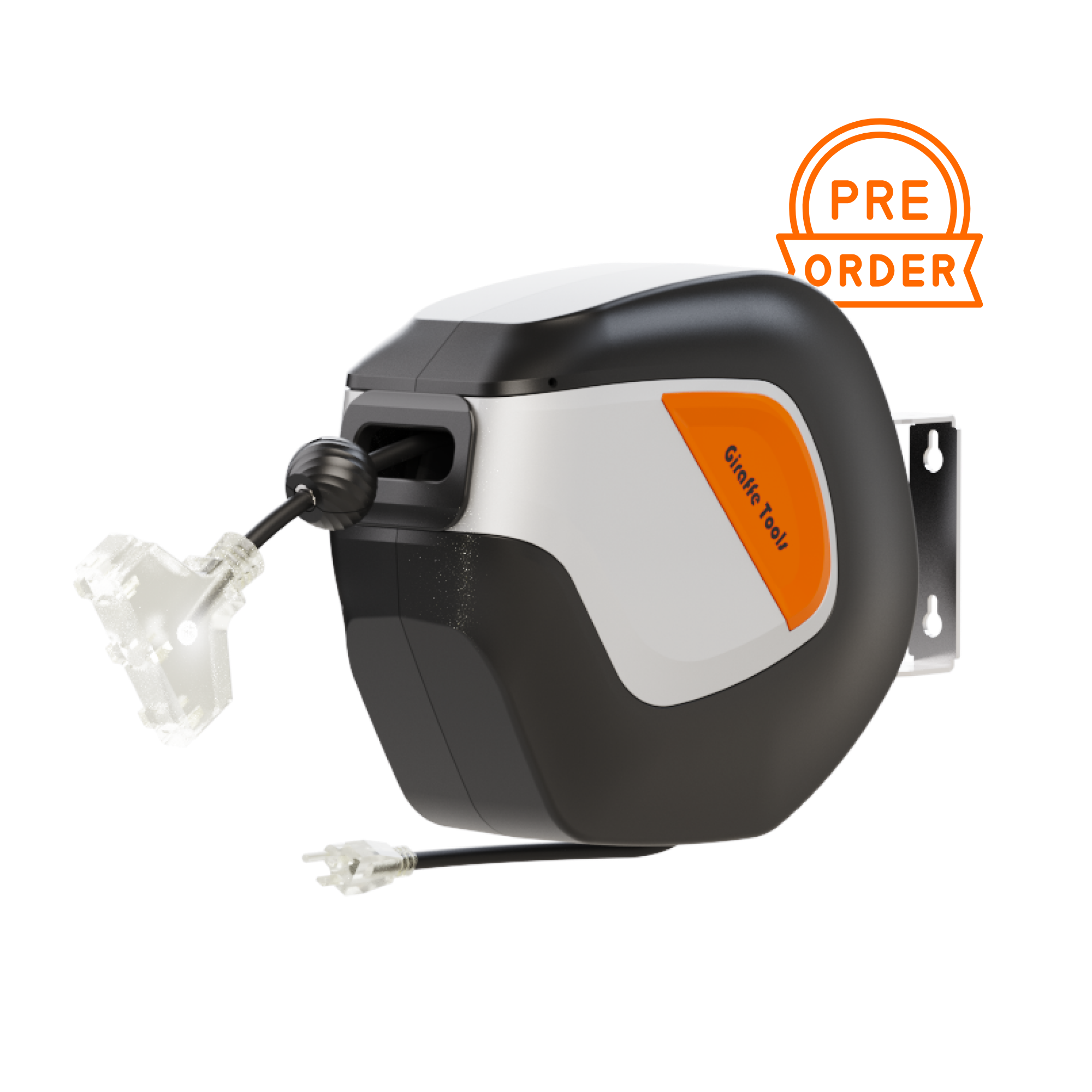Retractable Extension Cord Reel-12/14/16 AWG