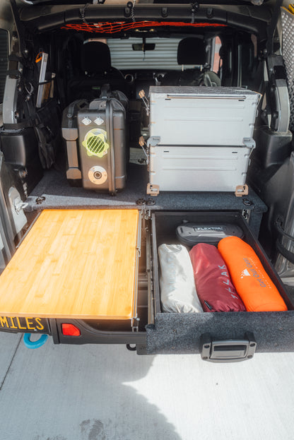 Tough Alu Drawer 2.0 Born for Jeep Wrangler JL w/ Slide-Out Table System