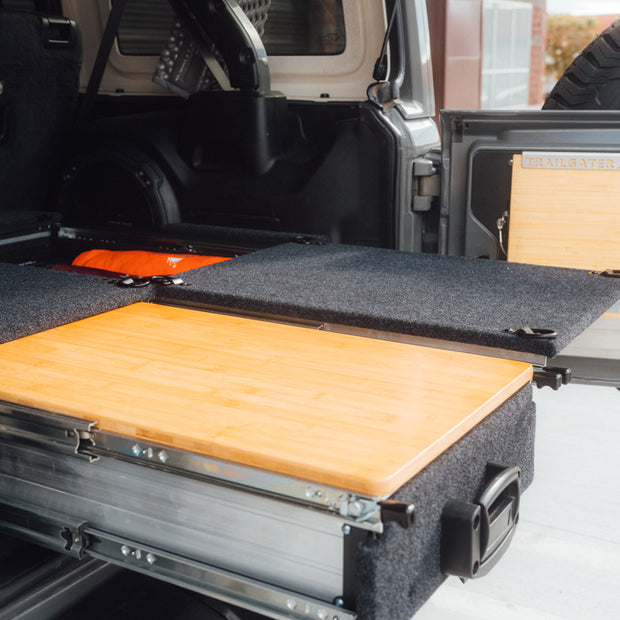 Tough Alu Drawer 2.0 Born for Jeep Wrangler JL w/ Slide-Out Table System