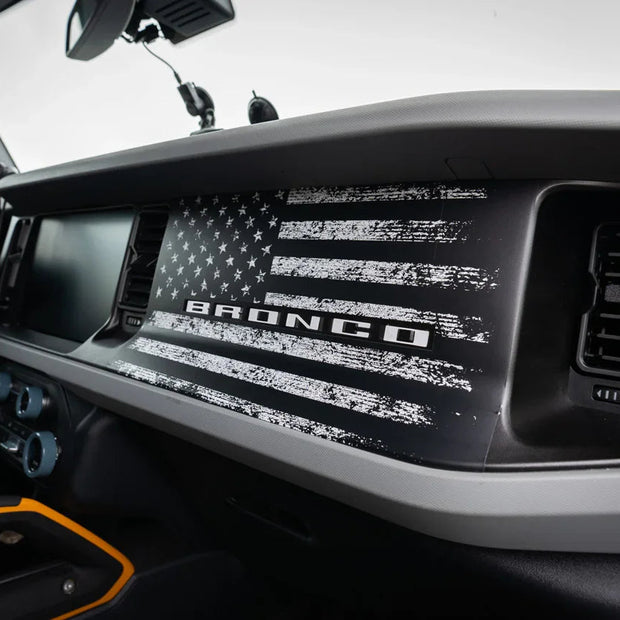 Freedom Series American Flag Dash Overlay - 2021+ Bronco