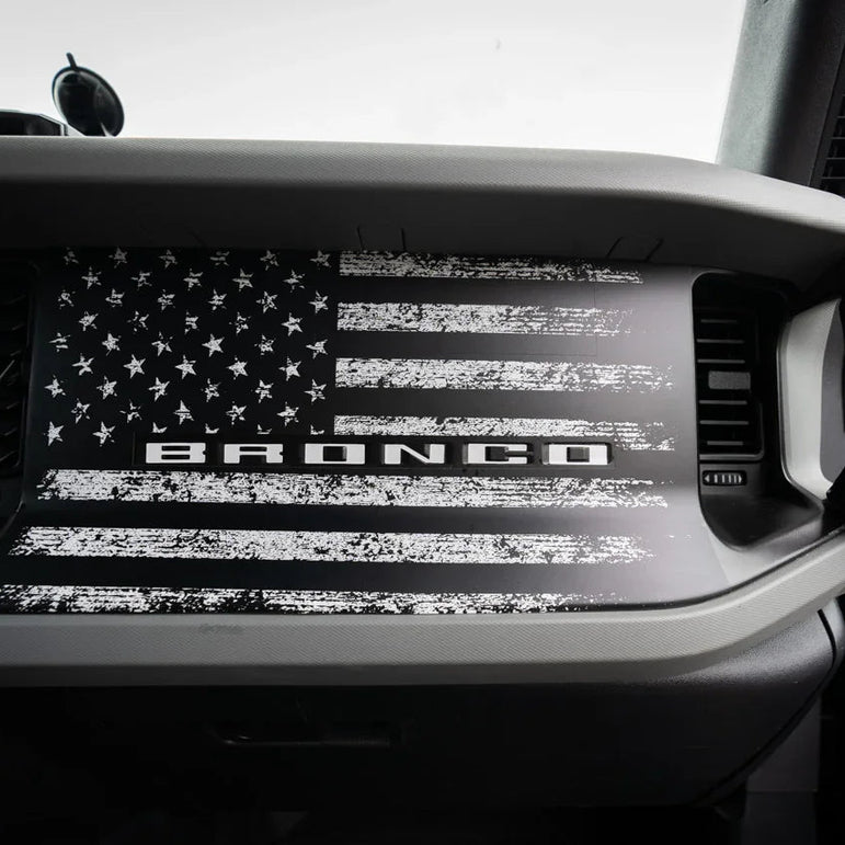 Freedom Series American Flag Dash Overlay - 2021+ Bronco