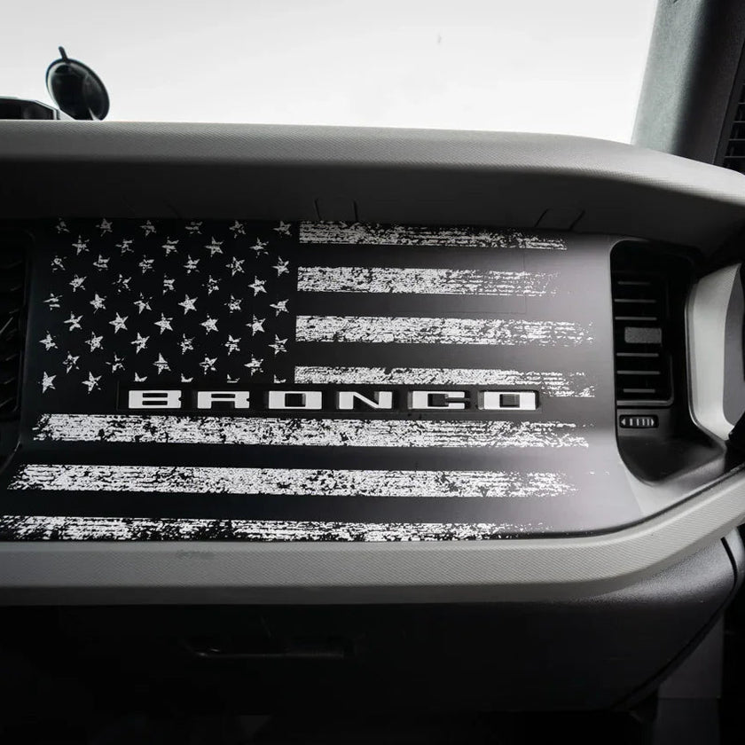 Freedom Series American Flag Dash Overlay - 2021+ Bronco