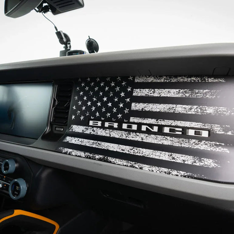 Freedom Series American Flag Dash Overlay - 2021+ Bronco