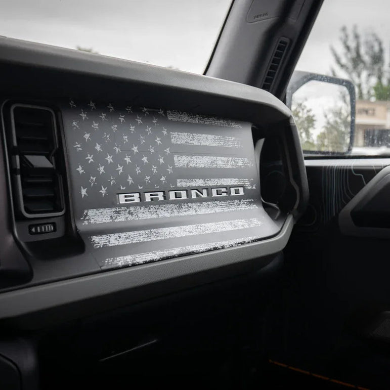 Freedom Series American Flag Dash Overlay - 2021+ Bronco