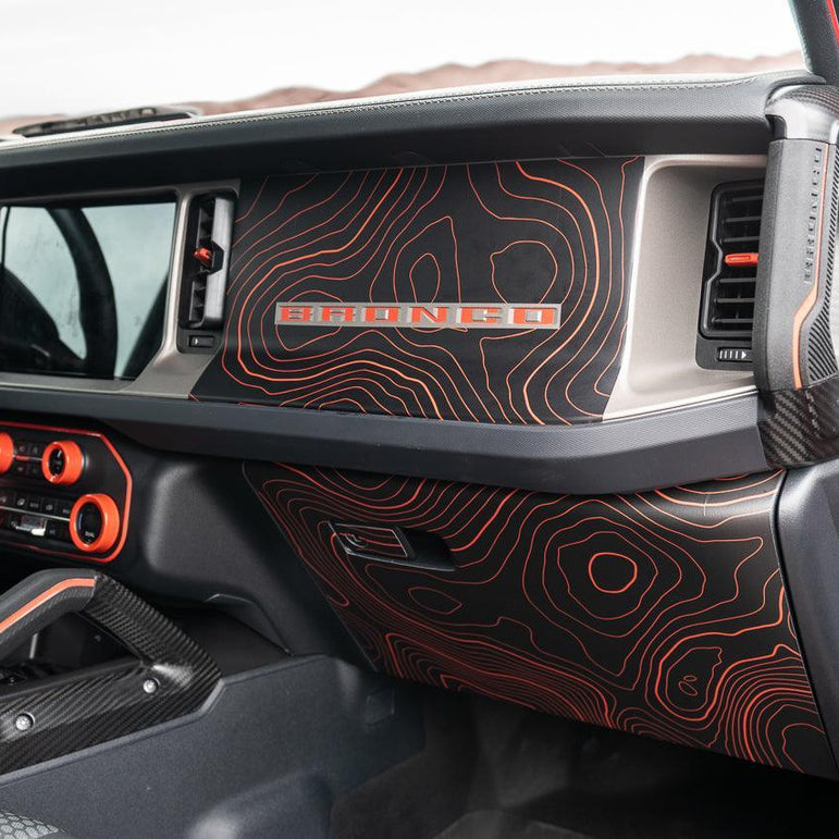 Topo 3 Piece Dash Kit (Printed Series) - 2021+ Bronco