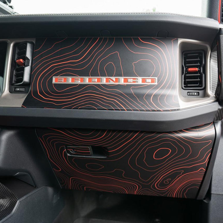Topo 3 Piece Dash Kit (Printed Series) - 2021+ Bronco