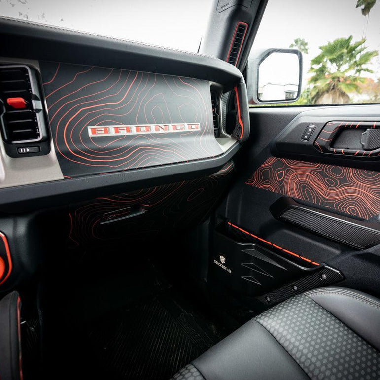 Topo 3 Piece Dash Kit (Printed Series) - 2021+ Bronco