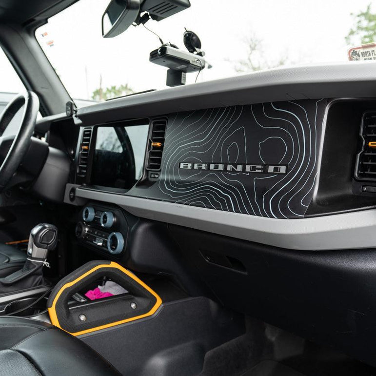 Topo 3 Piece Dash Kit (Printed Series) - 2021+ Bronco