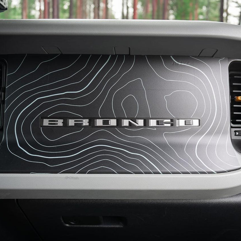 Topo 3 Piece Dash Kit (Printed Series) - 2021+ Bronco