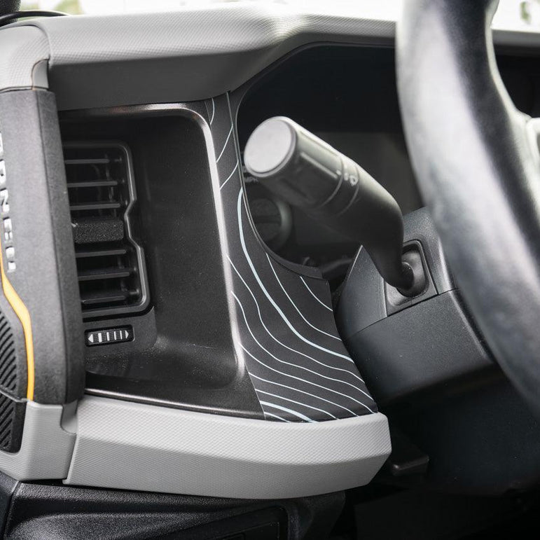 Topo 3 Piece Dash Kit (Printed Series) - 2021+ Bronco