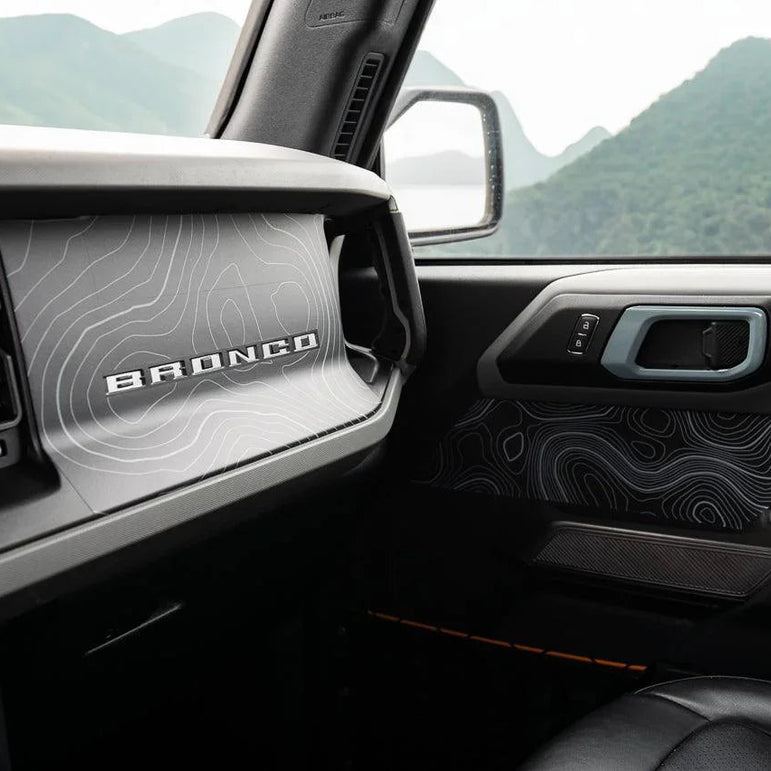 Topo 3 Piece Dash Kit (Printed Series) - 2021+ Bronco