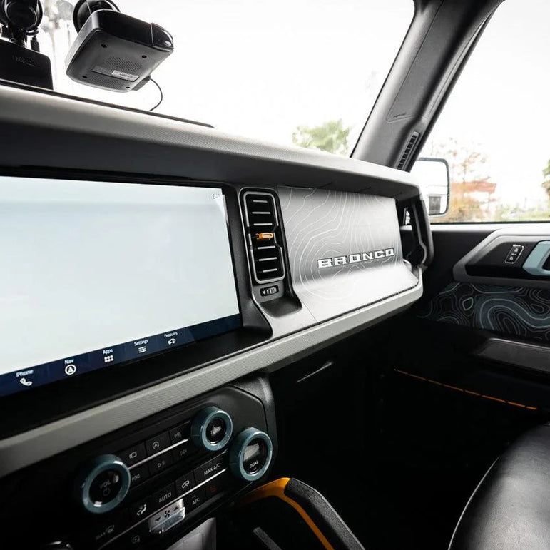 Topo 3 Piece Dash Kit (Printed Series) - 2021+ Bronco