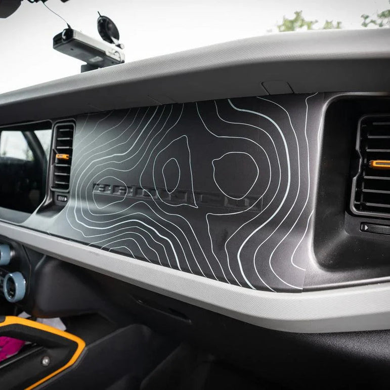Topo 3 Piece Dash Kit (Printed Series) - 2021+ Bronco