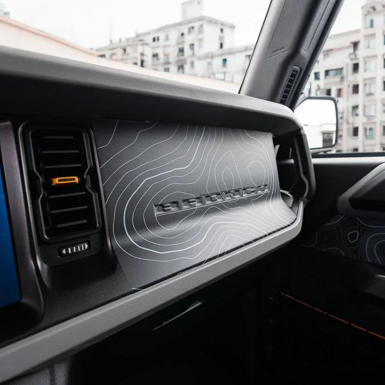 Topo 3 Piece Dash Kit (Printed Series) - 2021+ Bronco