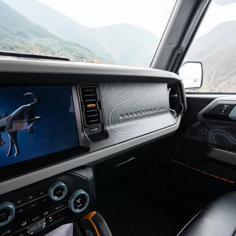 Topo 3 Piece Dash Kit (Printed Series) - 2021+ Bronco