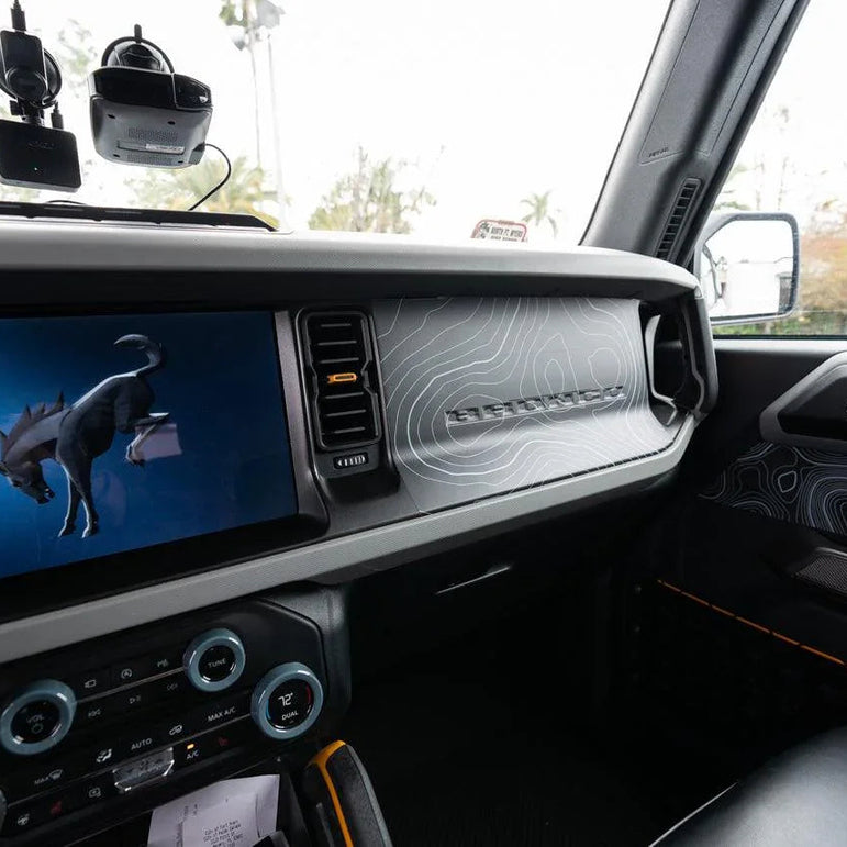 Topo 3 Piece Dash Kit (Printed Series) - 2021+ Bronco