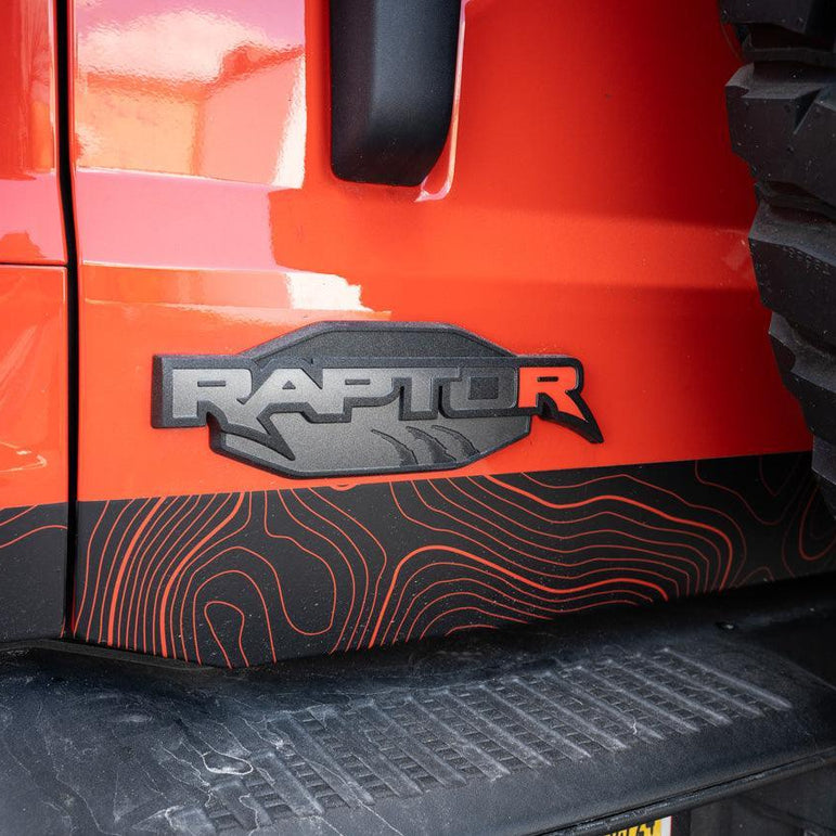 R Inlay for Tailgate Emblem - 2022+ Bronco Raptor