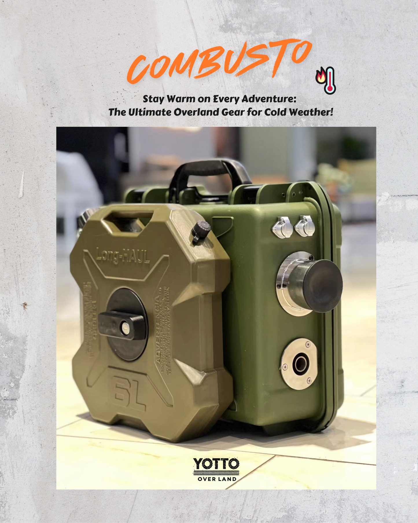 Mini Combusto 2kw - Overlander's All in One Diesel Heater - Pre Order