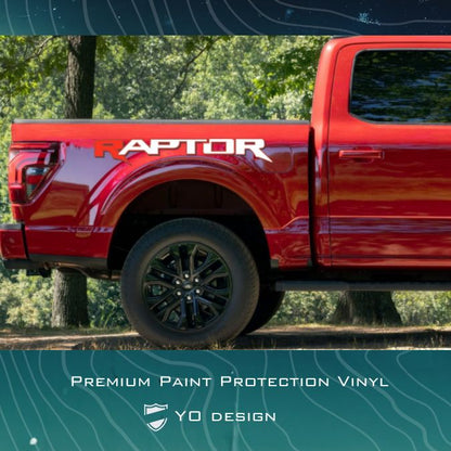 2024 F-150 Raptor R Bedside Decal Set of 2 - LETTER ONLY