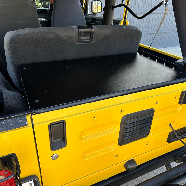 Ridgeback Jeep Security Enclosure - LJ Basic (Rear Seat Installed)