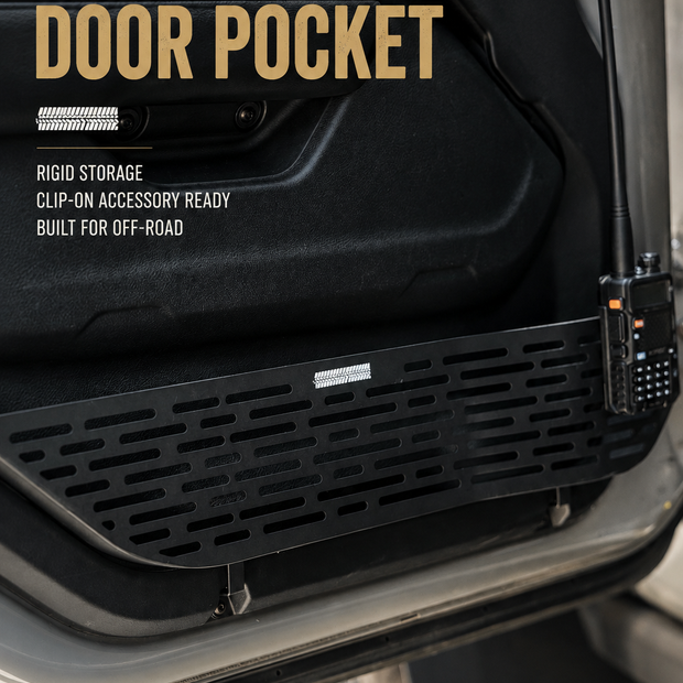 MOLLE Door Pocket Set – Front Doors | Jeep Wrangler JL & Gladiator JT | Early-bird Discount