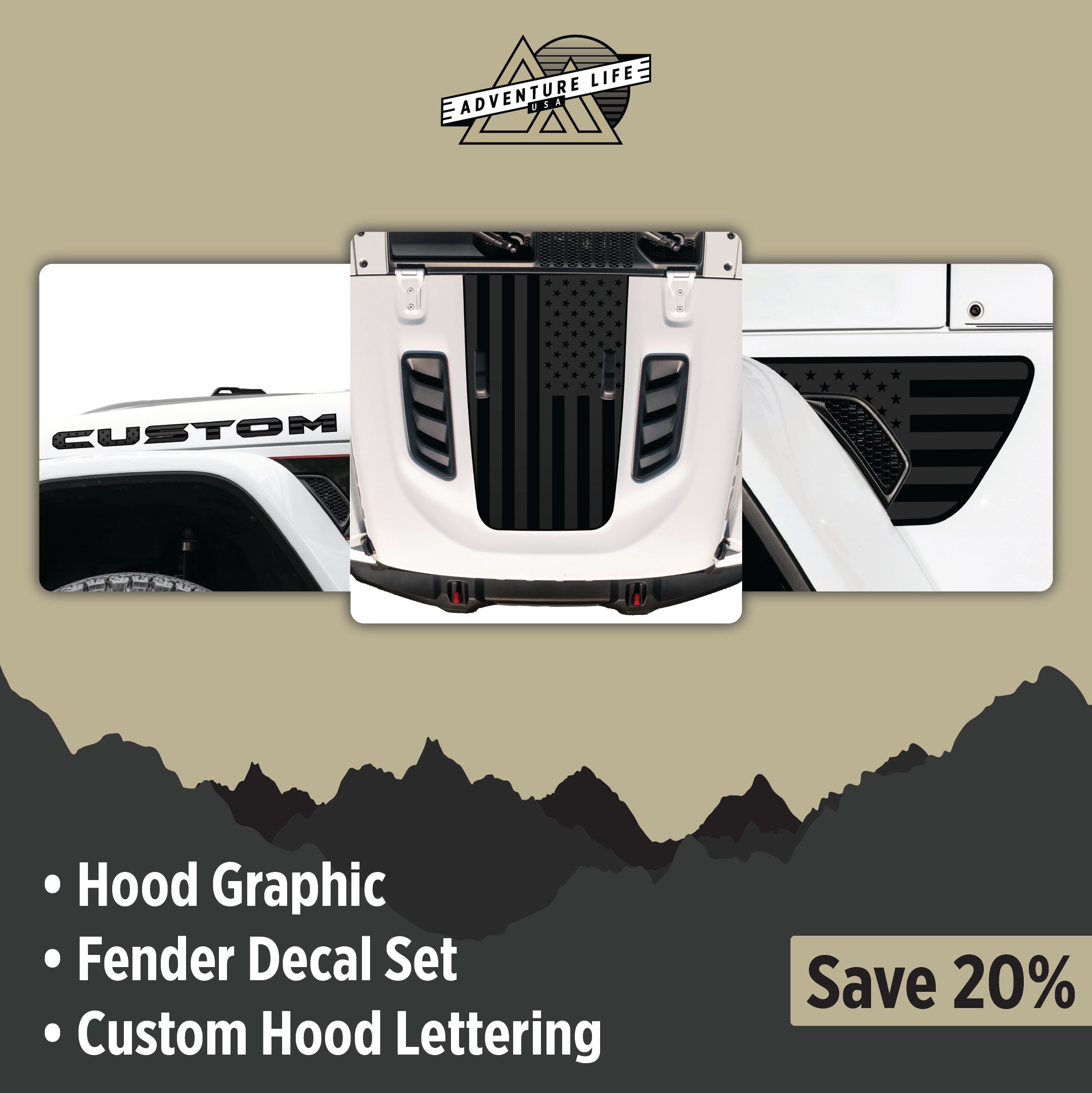 Graphic Kit for Gladiator JT RUBICON