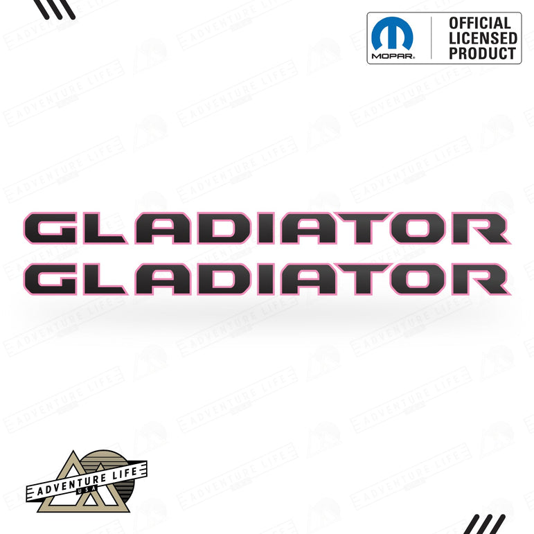 GLADIATOR Hood Lettering | Set of 2