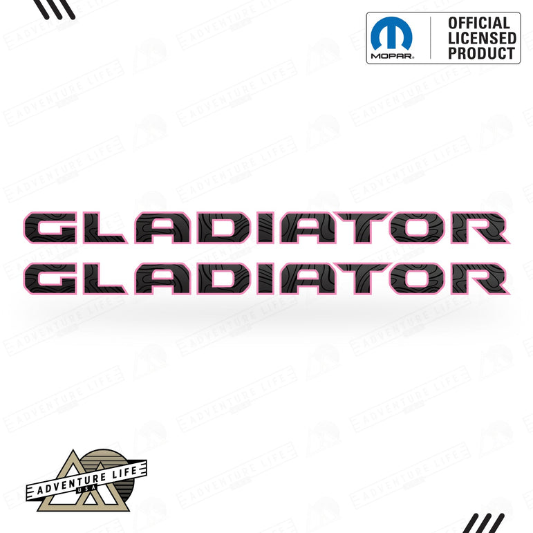GLADIATOR Hood Lettering | Set of 2