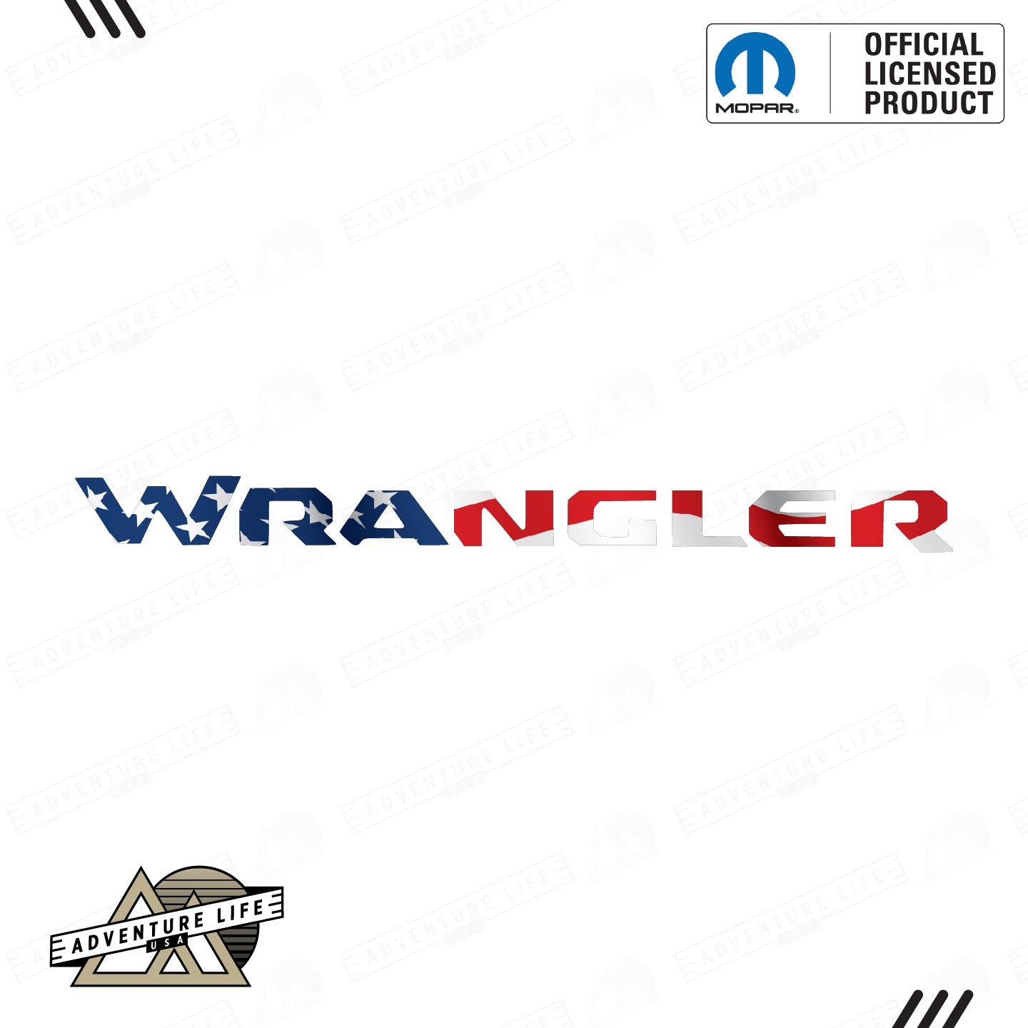 WRANGLER Grab Bar Inlay Decal | Fits Wrangler JL