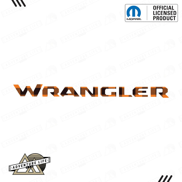 WRANGLER Grab Bar Inlay Decal | Fits Wrangler JL