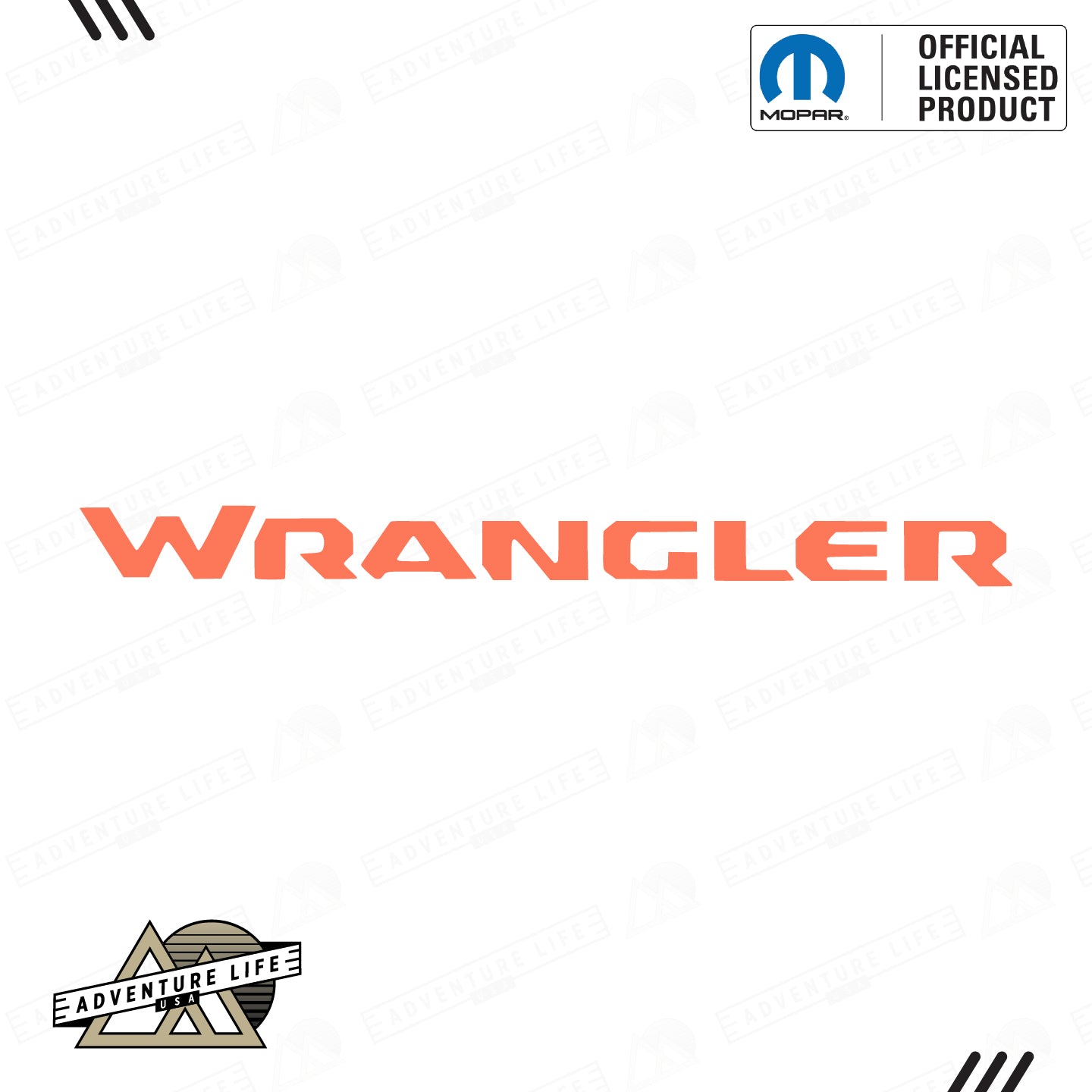 WRANGLER Grab Bar Inlay Decal | Fits Wrangler JL