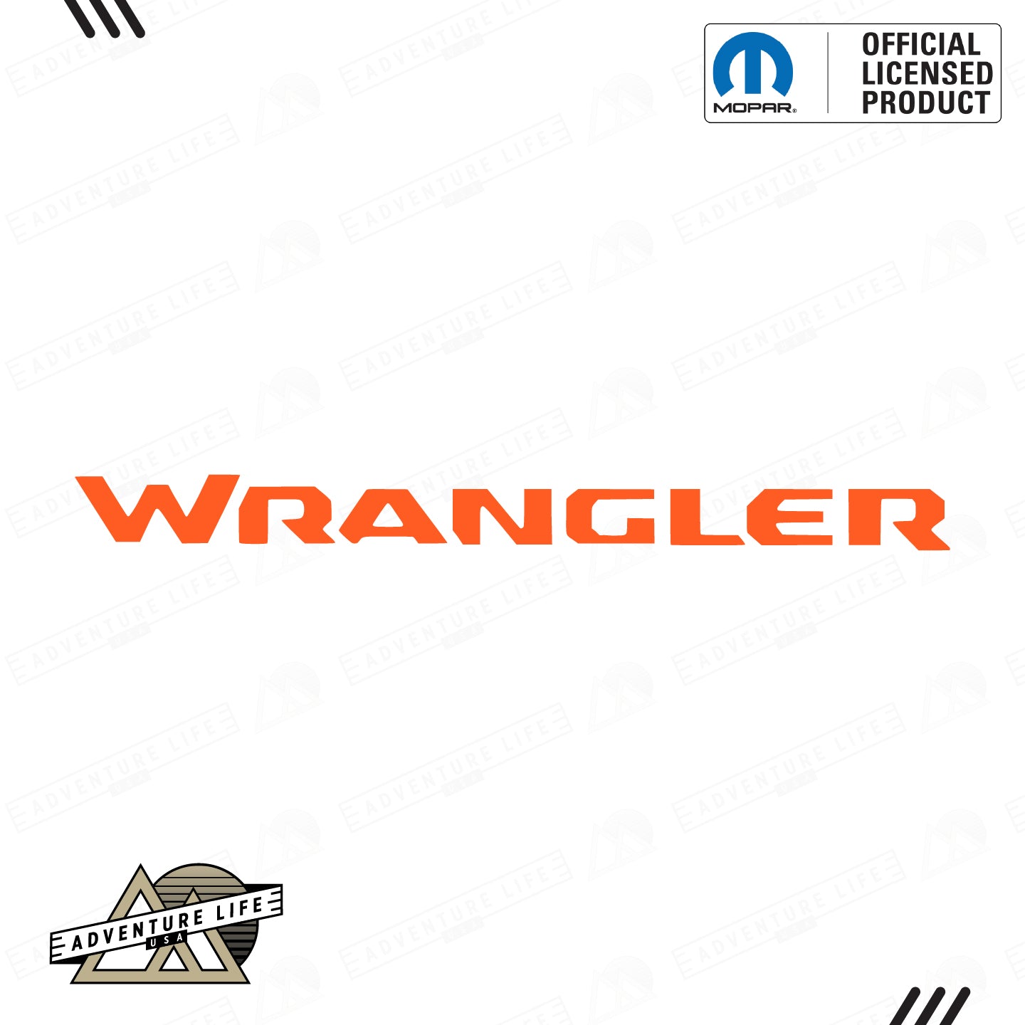 WRANGLER Grab Bar Inlay Decal | Fits Wrangler JL