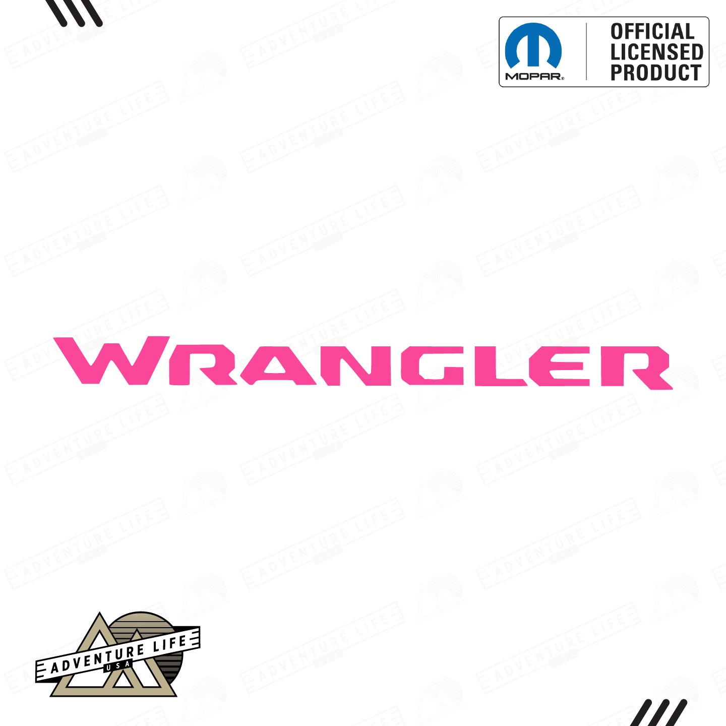 WRANGLER Grab Bar Inlay Decal | Fits Wrangler JL