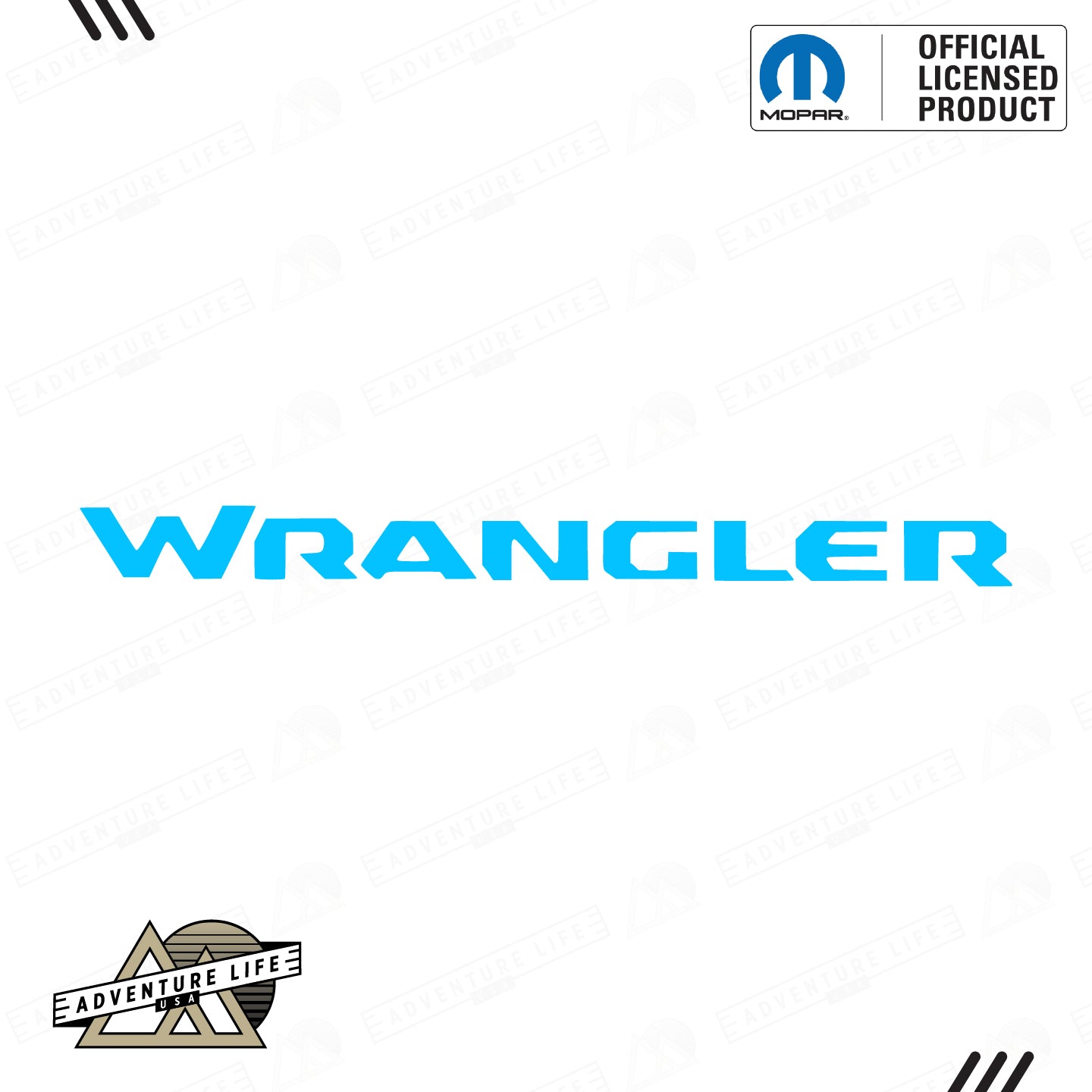 WRANGLER Grab Bar Inlay Decal | Fits Wrangler JL