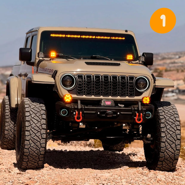 SALE: OEM Color Matched Front Grille for Wrangler JL/Gladiator JT 18-25 SELECTED COLOR