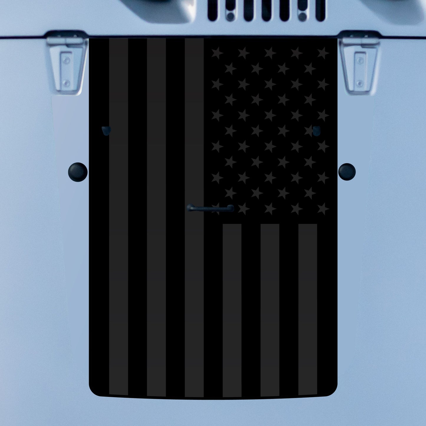 Hood Graphic for Wrangler JK | Black Flag